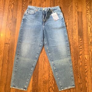 AG Jeans, Renn Extended High-Rise Barrel, 31R, NWT